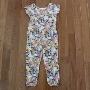 Dot Dot Smile Short Sleeve Jumpsuit Romper Jogger Style Palm Print 7‎